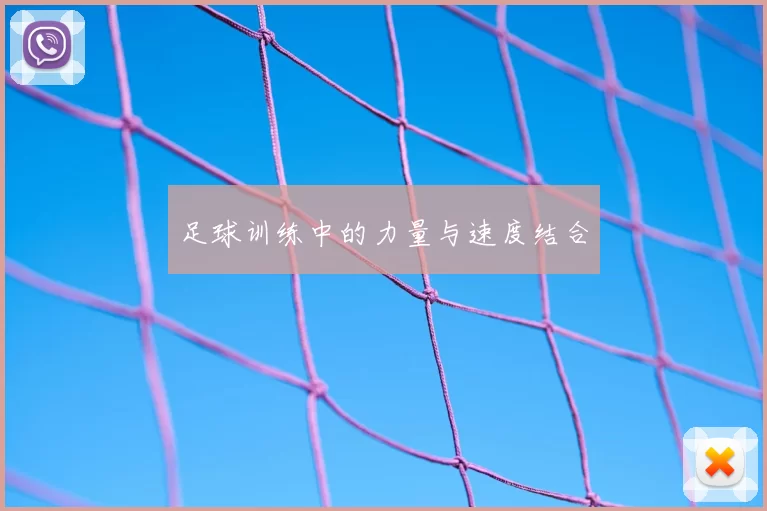 足球训练中的力量与速度结合