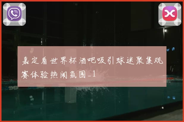 嘉定看世界杯酒吧吸引球迷聚集观赛体验热闹氛围_1