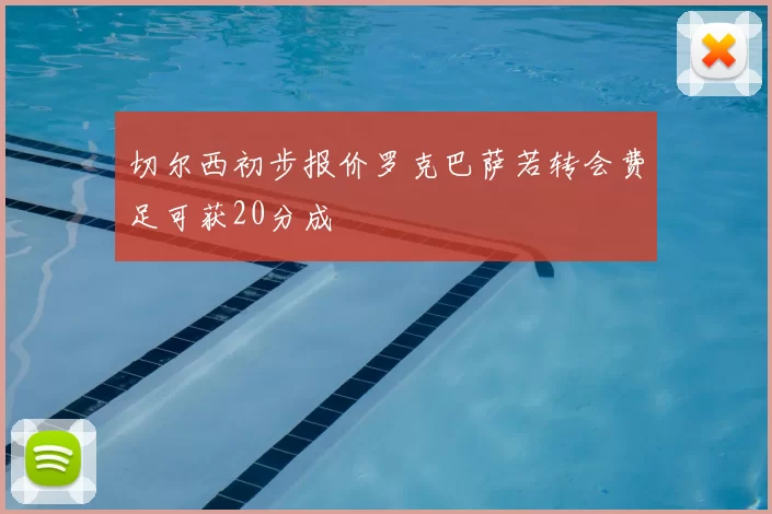 切尔西初步报价罗克巴萨若转会费足可获20分成