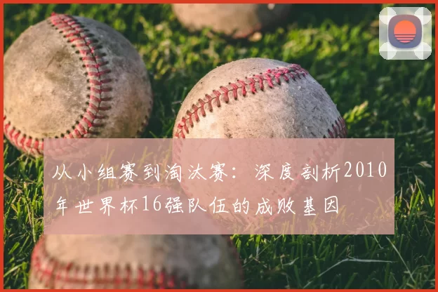 从小组赛到淘汰赛：深度剖析2010年世界杯16强队伍的成败基因