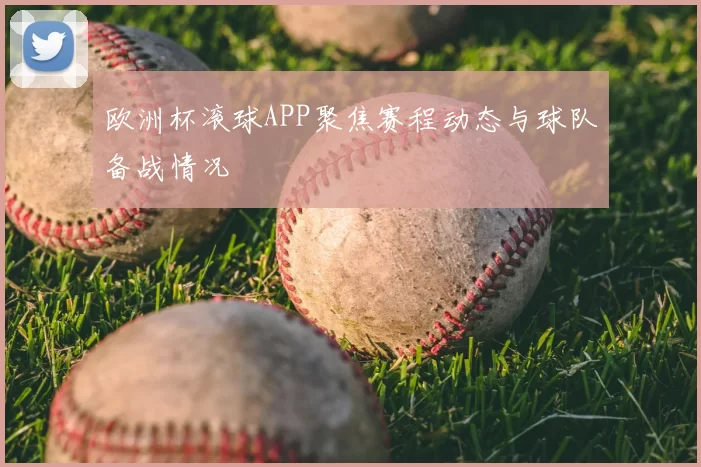 欧洲杯滚球APP聚焦赛程动态与球队备战情况